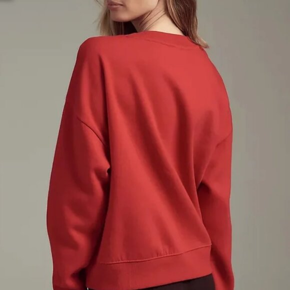 Maeve Anthropologie Red Sweatshirt - Picture 2 of 3